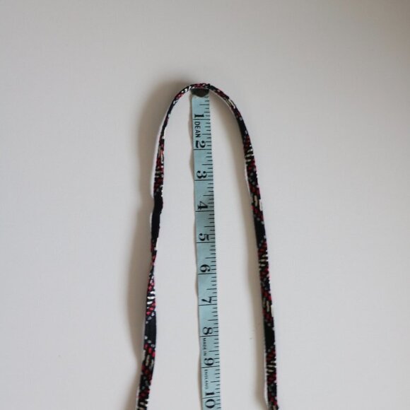 Vera Bradley Minsk Plaid Quilt Adjustable Strap Top Zip Lined Red Crossbody Bag - Picture 12 of 13